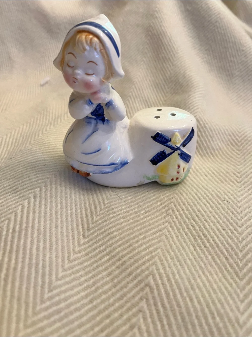 Vintage Dutch Girl Salt Shaker Made In Japan (just the Girl) Replacement